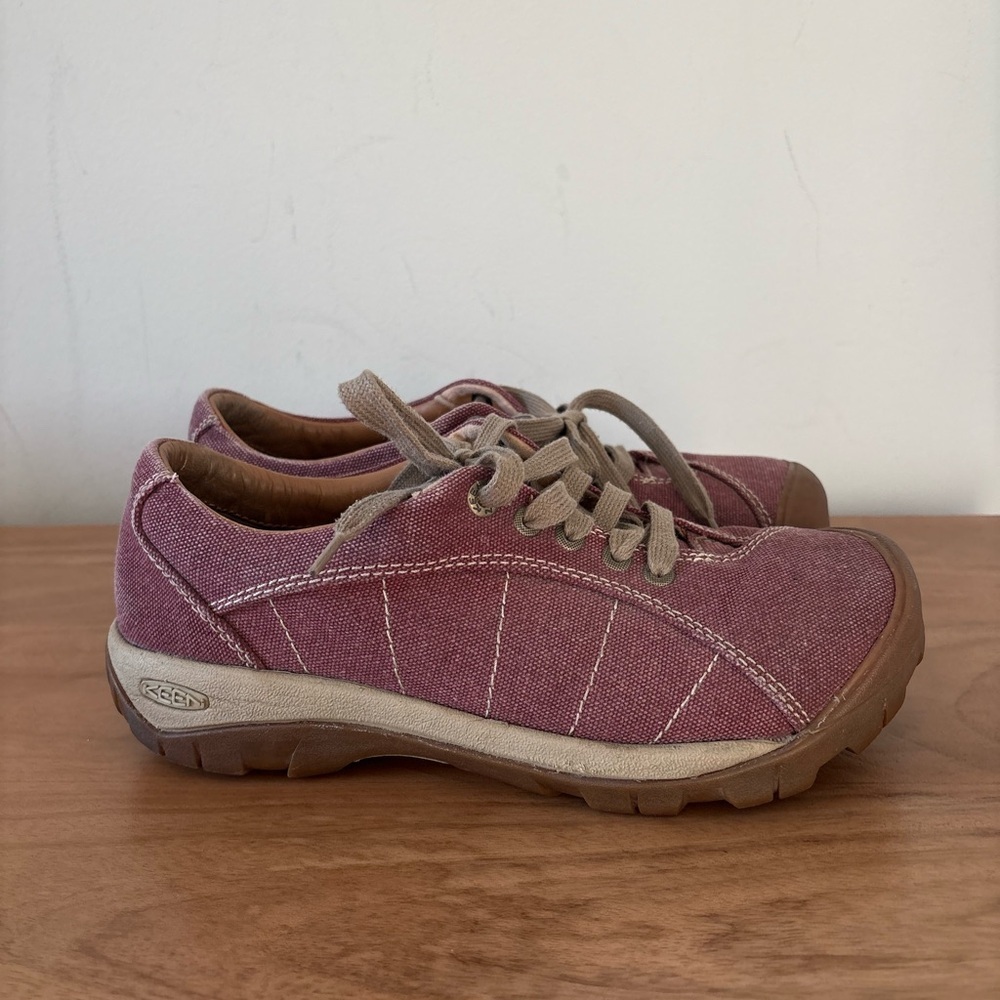 Keen Presidio Canvas B Red Plaza Taupe Women's Size 9 Shoes - Picture 9 of 9